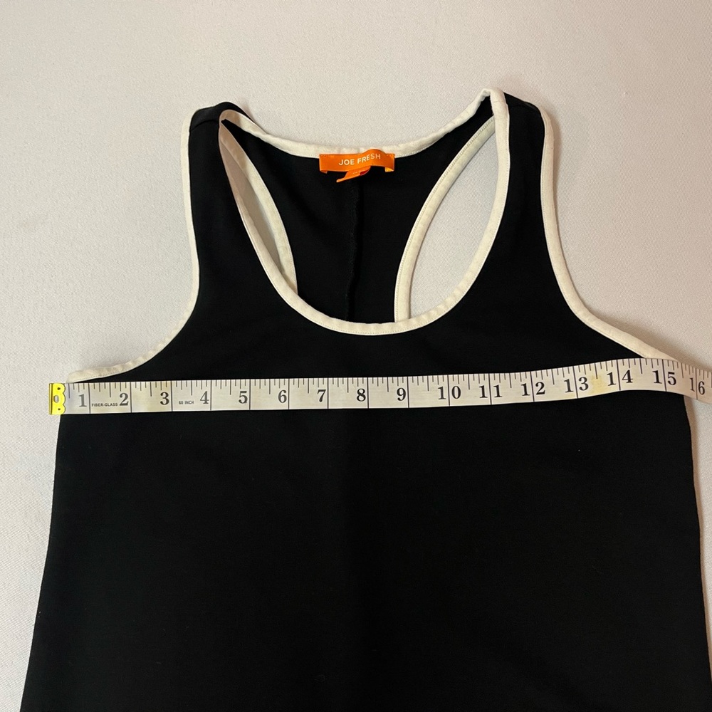 2/$20 - Halter Back Black & White Casual Summer Dress  / Resort Wear / XS - Picture 6 of 7